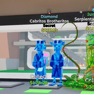 DIAMOND CABRITOS BROTHERITOS 270M/S LVL 1 FORTNITE STEAL THE BRAINROT