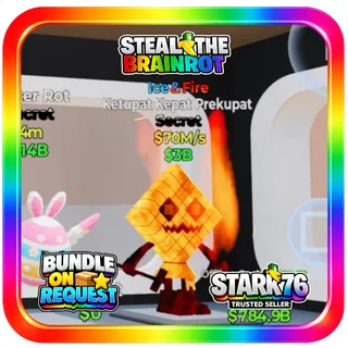 Ice & Fire Ketupat Kepat Prekupat 70M/s Steal The Brainrot