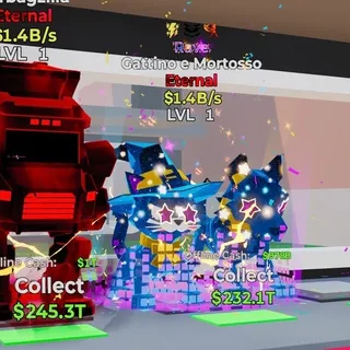 RAVE GATTINO E MORTOSSO 1.4B/s LVL 1 FORTNITE STEAL THE BRAINROT