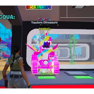 CARNIVAL TRACTORO DINOSAURO STEAL THE BRAINROT FORTNITE