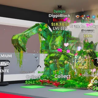 JUNGLE DIGGOBLOCK ETERNAL 3QI S LVL 219 FORTNITE STEAL THE BRAINROT