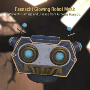 GLOWING ROBOT MASK