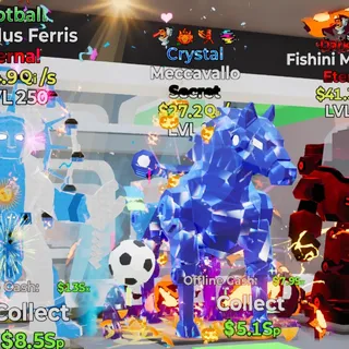 CRYSTAL MECCAVALLO 27.2QI/S 4 TRAITS FORTNITE STEAL THE BRAINROT