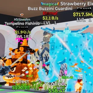 MAGICAL BUZZ BUZZINI GUARDINI 2.1B/s 3 traits LVL 1 FORTNITE STEAL THE BRAINROT