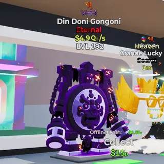 VOID DIN DONI GONGONI 4.9Qi/s LVL 192 FORTNITE STEAL THE BRAINROT