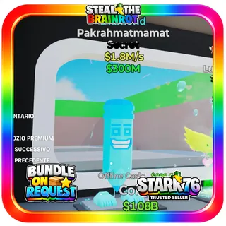 Diamond Pakrahmatmamat 1 Trait 1.8M/s Fortnite Steal The Brainrot