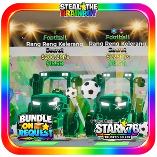 Football Rang Reng Kelerang Secret Fortnite Steal The Brainrot Bundle x2