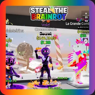 Fortnite Steal The Brainrot Void Coccoblade Secret 146.2M/s