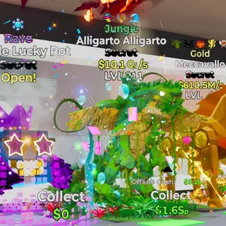 JUNGLE ALLIGARTO ALLIGARTO 10.1QI/S LVL 211 FORTNITE STEAL THE BRAINROT