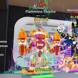 HALLOWEEN FLAMMINO TIKKINO 8.5Qi/s LVL 221 FORTNITE STEAL THE BRAINROT