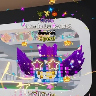 RAVE GRANDE LUCKY ROT FORTNITE STEAL THE BRAINROT