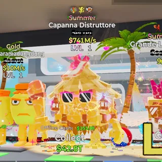 Summer Capanna Distruttore 741M/s Fortnite Steal the Brainrot