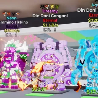 BEAUTIFUL DREAMY DIN DONI GONGONI STEAL THE BRAINROT FORTNITE