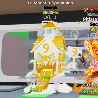 HEAVEN LA MONSTER SPOOKOLAH 600M/s LVL 1 FORTNITE STEAL THE BRAINROT