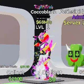 CARNIVAL COCCOBLADE 1 TRAIT STEAL THE BRAINROT FORTNITE