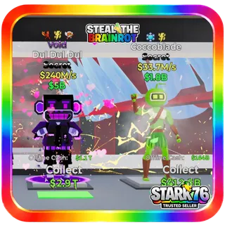 Void Dul Dul Dul 3 Traits + Coccoblade 2 Traits Bundle Secret Steal The Brainrot Fortnite