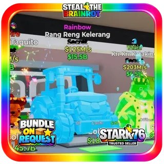 Rainbow Rang Reng Kelerang 125M/s Fortnite Steal The Brainrot