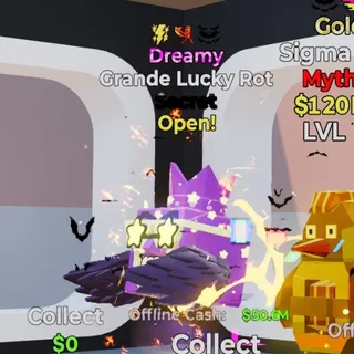 DREAMY GRANDE LUCKY ROT OPEN! FORTNITE STEAL THE BRAINROT