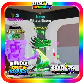 Neon Pitiata Baem 1 Trait 275M/s Fortnite Steal The Brainrot