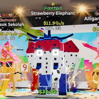 FOOTBALL STRAWBERRY ELEPHANT 1 TRAIT STEAL THE BRAINROT FORTNITE