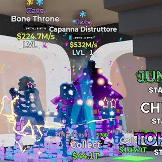 CHIMPANZINI KINGINI 62.5M/S LVL 1 1 TRAIT FORTNITE STEAL THE BRAINROT