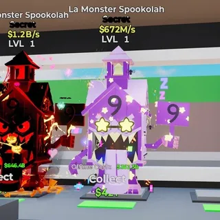 DREAMY LA MONSTER SPOOKOLAH 672M/s LVL 1 FORTNITE STEAL THE BRAINROT