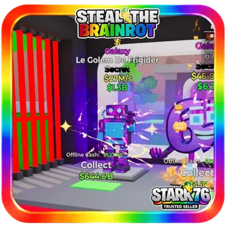 Le Golem De Frigider Galaxy Secret 27M/s Fortnite Steal The Brainrot trait 1