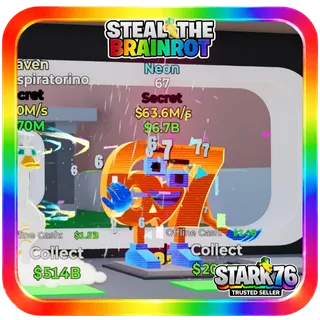 Neon 67 Secret 63.6M/s Steal The Brainrot