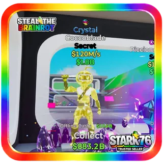 Crystal Coccoblade 1 Traits 120M/s Fortnite Steal The Brainrot