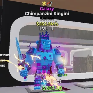 GALAXY CHIMPANZINI KINGINI STEAL THE BRAINROT FORTNITE
