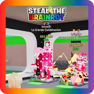 Fortnite Steal The Brainrot – LOVELY La Grande Combinacion Secret 92.5M/s