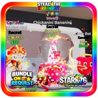 Lovely Chickanini Bananini Secret Fortnite Steal The Brainrot