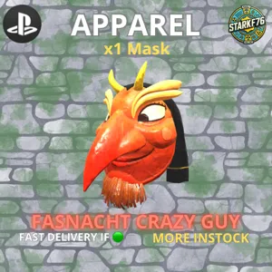 Crazy Guy Mask