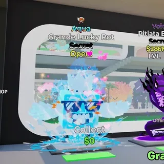 Aqua Grande Lucky Rot 1 Trait Steal the Brainrot Fortnite