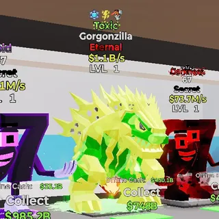 TOXIC GORGONZILLA  3 TRAIT STEAL THE BRAINROT FORTNITE