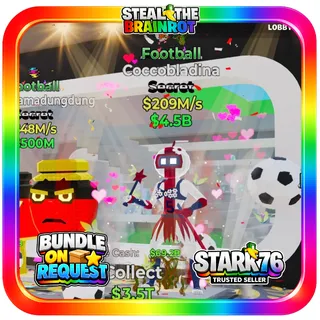 Football Coccobladina Secret Fortnite Steal The Brainrot