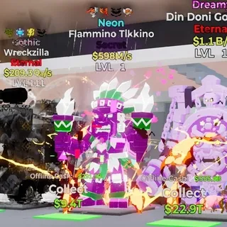 NEON FLAMMINO TIKKINO STEAL THE BRAINROT FORTNITE