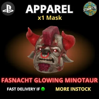 GLOWING MINOTAUR MASK