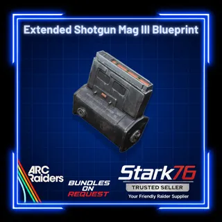 Extended Shotgun Mag III Blueprint 