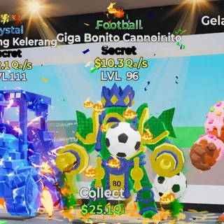 FOOTBALL GIGA BONITO CANNOINITO 1 TRAIT STEAL THE BRAINROT FORTNITE