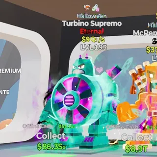 HALLOWEEN TURBINO SUPREMO 9Qi/s LVL 193 FORTNITE STEAL THE BRAINROT