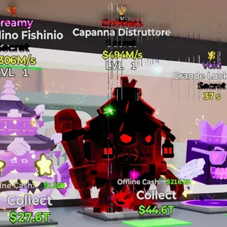 Darkness Capanna Distruttore 494M/s Fortnite Steal the Brainrot