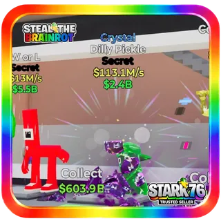 Crystal Dilly Pickle 113.1M/s Fortnite Steal The Brainrot