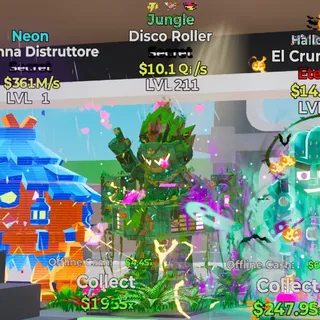 JUNGLE DISCO ROLLER 10.1Qi/s LVL 211 FORTNITE STEAL THE BRAINROT