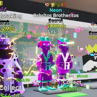 NEON CABRITOS BROTHERITOS 900M/S LVL 1 FORTNITE STEAL THE BRAINROT