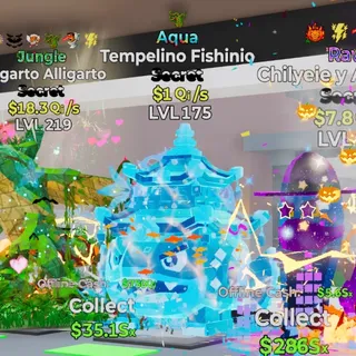 AQUA TEMPELINO FISHINIO 1QI/S LVL 175 FORTNITE STEAL THE BRAINROT