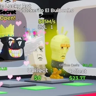 SHTEKERITO EL BULBONITO 35M/s LVL 1 FORTNITE STEAL THE BRAINROT