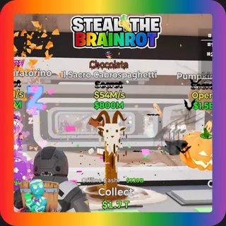 Fortnite Steal The Brainrot Chocolate Il Sacro Cabrospaghetti Secret 54M/s