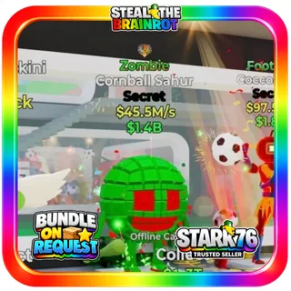 Zombie Cornball Sahur Fortnite Steal The Brainrot