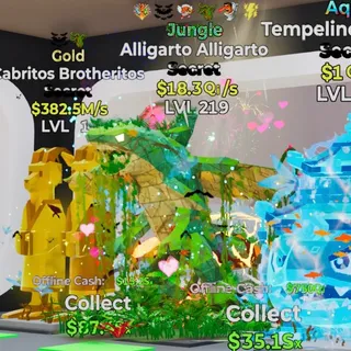 JUNGLE ALLIGARTO ALLIGARTO 18.3QI/S LVL 219 FORTNITE STEAL THE BRAINROT